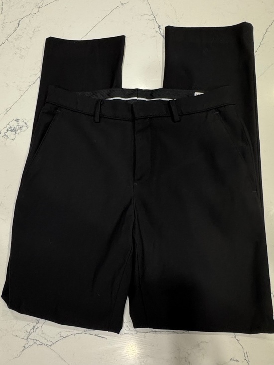 Merona Other - Mens 29x32 flat front Slim dress pants Black
